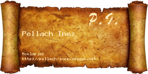 Pellach Inez névjegykártya